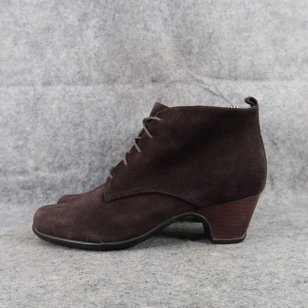 Clarks Shoes Womens 7.5 Bootie Fashion Desert Chukka Leather Lace Up Active Air